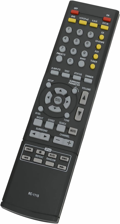 New Replace Ment Remote Control RC-1115 for Denon AV Surround Receiver AVR-390 AVR390 AVR-1610 AVR-1705 AVR-1804 AVR-2105...
