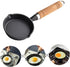 HOMSFOU Mini Omelet Pan Maifan Eggs Cooker Non Stick Skillet Pan Marble Frying Pan Pan Non Stick Pan Egg Pans Nonstick Earth Cookware Single Egg F...