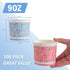 Lamosi Ice Cream Bowls Disposable - 100 Count - 9 oz Paper Ice Cream Sundae Cups, Party Supplies Food Containers for Dessert Snack Frozen Yogurt S...