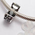 RUBYCA Clip Lock Clasps Beads w/Silicone O-Ring Stopper fit European Charm Bracelet (40pcs Silver)...