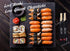 Disposable Chopsticks Pack of 100 Pair, 9" Japanese Style Sleeved Sushi Chopsticks by Gmark GM1038...