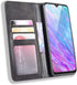 for ZTE ZMax 10 / ZTE Z6250 Wallet Case, PU Leather Flip Book Style Folio Cover with Kickstand Card Holder Slots Protective Magnetic Phone Case fo...