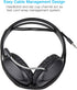 Cyber Acoustics Stereo PC Headset (AC-4000), 3.5mm Connection, Noise Canceling Microphone for PC, Mac and, Tablets, Perfect for Classroom or Home...