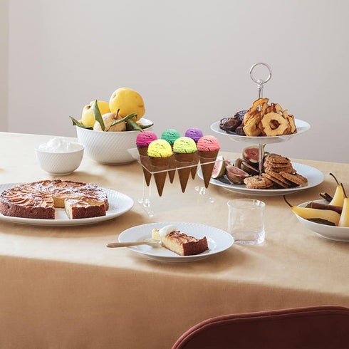 Ailelan Cone Display Stand - Clear Acrylic Ice Cream Cone Holders for Parties, Weddings, Buffets & Christmas (6 Holes)...