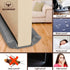 Waterproof Twin Door Draft Stopper Adjustable Size 30" to 36" Weather Stripping Noise Blocker Window Breeze Blocker...