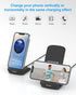 NANAMI Upgraded Fast Wireless Charger,Qi-Certified Wireless Charging Stand Compatible Samsung Galaxy S24/S23/S22/S21/S20/S10/S9/Note 20 Ultra/10/9...