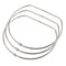 3PCS 8 Inch Storage and Organisation Ring Silver D Tape Storage Ring Organiser for Warehouse Management and DIY Project and Decoration...
