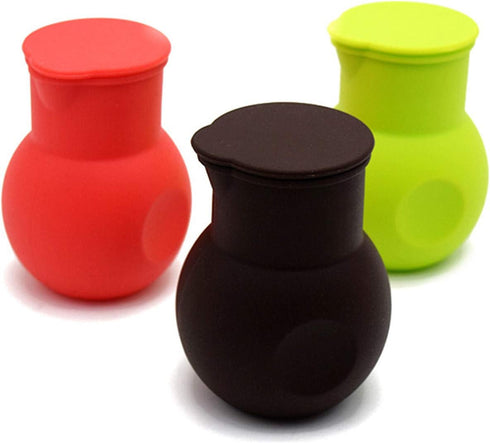 3 Pcs Silicone Chocolate Melting Pot, Butter Sauce Milk Microwave Baking Pouring Tool...