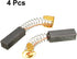 uxcell 4Pcs Carbon Brushes,for Electric Motor,20mmx7mmx6mm,Power Tool,Treadmill,Lifting Motor,Repair Part...
