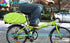 20L Bicycle Rear Rack Rain Cover Bike Trunk Rain Cover Green...