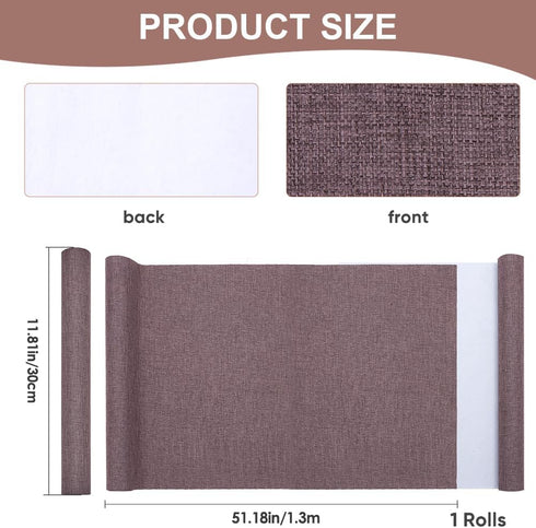 CRASPIRE 51 x 11.8" Linen Book Cloth Camel for Book Binding A4-A8 Fabric Surface Paper Backed Bookcover Books Album Scrapbooking Archival DIY Cove...