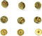 Butterfly Clutch Tie Tacks Pin Backs with Blank Pins for DIY Craft (Gold 50 Pairs)...