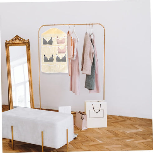16 Over The Door Shoe Bag Wall Hanging Bag Underwear Sock Storage Organizer Clothes Storage Bags Door Hanging Bags Wall Clothes Rack Clear Storage...