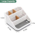 Bathroom Toothbrush Holders for Countertop - Electric Toothbrush Organizer 6 Slots Bamboo Tooth Brush Organization for Kids Family, Toothpaste Hol...