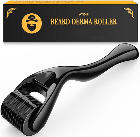 Derma Roller Microneedle Roller for Face,Titanium Beard Roller,Microneedle Roller for Skincare Tools for Women Men 0.25mm...