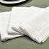 18 x 18 Inch Linen Napkins - Set of 4 Washable Ivory Dinner Napkins...