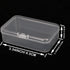 10 Packs Small Clear Plastic Beads Storage Containers Box Transparent Boxes with Hinged Lid for Small Items, Jewelry, Crafts (3.34 x 2.16 x 1 in)...