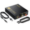 PROZOR 192Khz Digital to Analog Audio Converter Support 5.1CH Optical to RCA Converter with Magnetic Ring Power Cord Digital Toslink SPDIF to Anal...
