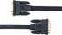 DTech 5M Ultra Thin Flat Type Computer Monitor VGA Cable Standard 15 Pin Male to Male Connector SVGA Wire 16 Feet - Black...