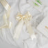 MEEDEE Ivory Satin Ribbon 1-1/2 Inch Ivory Ribbon Lux Satin Double Faced Satin Ribbon by 50 Yards Ivory Beige Polyester Satin Ribbon for Crafts, S...