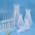 PATIKIL 50ml Plastic Erlenmeyer Flask, 1 Pack Wide Mouth Conical Flask for Laboratory, Clear...