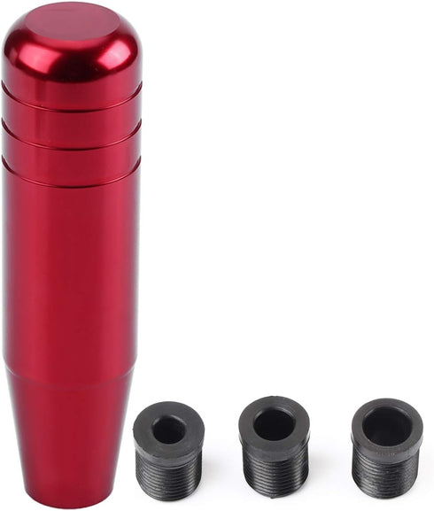 YOUTHINK g920 Shift knob 13cm, Universal Aluminum Alloy Car Manual Gear Shift Knob Handle Shifter Lever 13cm Black (Red)...