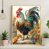 JFYHAB Chicken Diamond Painting Kits for Adults, Full Drill Sunflowers 5D Diamond Painting by Number Kits for Home Wall Decor, Diamond Art Kits, D...