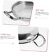 Stainless Steel Griddle Stainless Steel Pots Large Pot for Cooking Korean Pan Small Pots for Cooking Ramen Pot Steel Pans for Cooking Home Cooking...