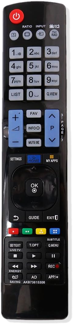 New Remote Control AKB73615306 fits for LG LCD LED Smart TV 22LE5500 19LE5300 22LE5300 26LE5300 55LD630 55LD520 26LD350 55LD650UA 60LD550 46LD550 ...