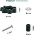 C-134KT-805 Outdoor Faucet Handle,Hose bib repair kit for PRIER-C-134KT-805 C-134/144/154 with Universal Design Adapter and Screws (2 pcs)...