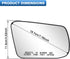 Passenger Side Mirror Replacement Glass for Nissan Altima Sentra 2013 2014 2015 2016 2017 2018, Right Side Mirror Glass, Rear View Convex Mirrors ...