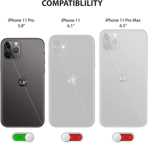ZUSLAB Privacy Screen Protector Compatible with Apple iPhone 11 Pro, Anti Spy Tempered Glass Screen Protector Full Coverage...
