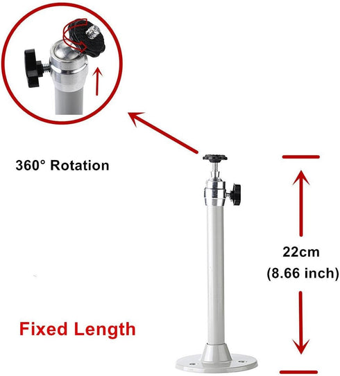 Wall Ceiling Mount Hanger 5KG Load Mounting Bracket for Mini Projector Camera (Silver-Mini)...