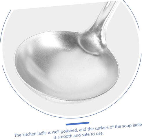 Ladle Gravy Shovel Serving Utensil Spaghetti Spoon Baking Spoons Hot Pot Serving Spoon Wok Spatula Hotpot Soup Spoon Chef Spoon Pasta Spoon Alumin...