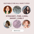 Eco-Friendly Hair Brush w/Extra Soft Bristles, Detangler Hairbrush, Vented, Wet and Dry Hair For Women, Kids, Curly, Straight, Fine Hair Brush (Sk...