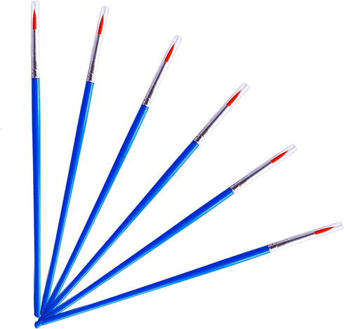 60 Pcs Paint Brushes for Kids/Students/Teens/Beginners, Watercolor/Oil/Acrylic Paint Brush Set for Art Class Painting, Plastic Handle Small Paintb...