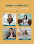 Selfie Stick with Tripod Stand and Wireless Remote, Compatible with Phones, Live Streaming and Photography (Black)...