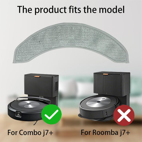 Ytaland 4 Pack Replacement Mop Pads for i-Robot Roomba Combo j7+/ j9+ Robot Vacuum Accessories (Not fits for Roomba j7/ j7+/ j9+), Microfiber Wash...