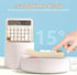 Mechanical Switch Calculator, Desktop Calculator 12 Digit Large LCD Display Big Button Calculator for Christmas Apricot Clear Standard for Daily a...