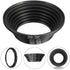7Pcs Filter Ring Adapter Set, Aluminum Camera Lens Filter Ring Adapter Kit, Camera Professional Mini Step Up, Camera Accessories(49-52mm 52-55mm 5...