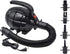 BOMPOW Electric Air Pump for Inflatables, AC (110V), 600W, 20L/min, Black, 4 Detachable Nozzles, Inflator/Deflator, Queen/King Size Air Mattress, ...