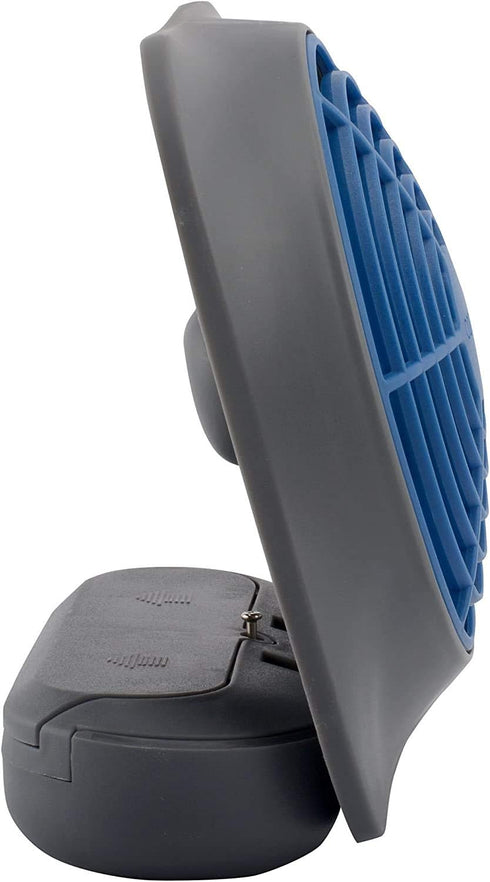 Treva 5 Inch Battery Powered Fan Portable Desk Fan 2 Cooling Speeds with Compact Folding & Tilt Design Cubicle Accessories Small Portable 2 Pack (...