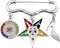 PLITI OES Brooch Pin Order Of The Eastern Star Gift OES Sorority Gift Sorority Sisterhood Gift Sorority Sister Gift...