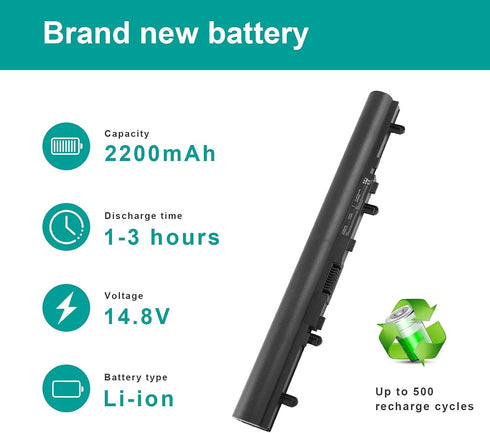 Fancy Buying AL12A32 AL12A72 Laptop Battery Replacement for Acer Aspire V5 V5-431 V5-471 V5-471P V5-531 V5-571 V5-571P V5-571-6605 E1 E1-522 E1-53...