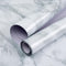 Glossy Marble Paper Granite White Gray Wallpaper 11.8"x78.7" Peel and Stick Wallpaper Vinyl Self Adhesive and Removable Renovated Contact Paper fo...