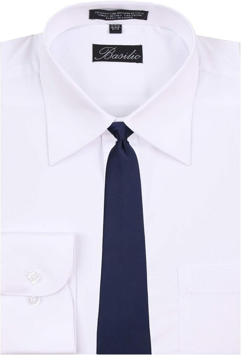 BUYYOURTIES Mens XL Extra Long Tall Man Solid Color Clip On Easy to Remove Clip Necktie Ties...