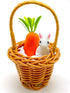 Art&Beauty 24pcs Mini Resin Rabbits Easter Bunny Miniature Figurines Fairy Garden Miniature Moss Landscape DIY Ornaments Decorations Succulents Pl...