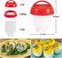 Silicone Egg Cooker, Hard Boiled Egg Maker 6 Pieces Silicone Egg Poachers, Boiled Egg Cooker without Shell, BPA Free Non-Stick Egg Poacher, Fast P...