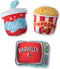 Fringe Studio Plush Dog Toy Set, BARKFLIX, 3 Piece Set, for Small Dogs (662004), Multicolored...
