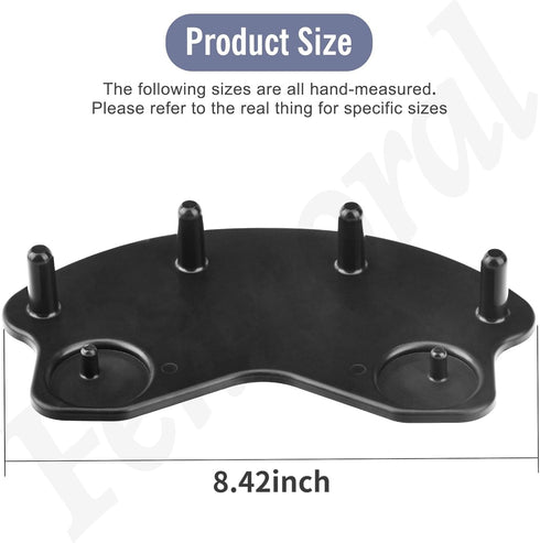 Stand Mixer Attachment Holders for Kitchenaid & Artisan 4.5 5 6 Quart Tilt-Head Stand Mixer for Storing Dough Hooks, Flat, Flex Edge Beater and Al...